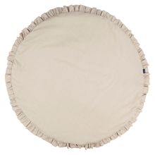 Krabbeldecke Rund - Organic Cotton 100 cm - Volant