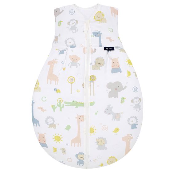 Alvi Kugelschlafsack Mäxchen Light - Animals Bunt - Gr. 70 cm