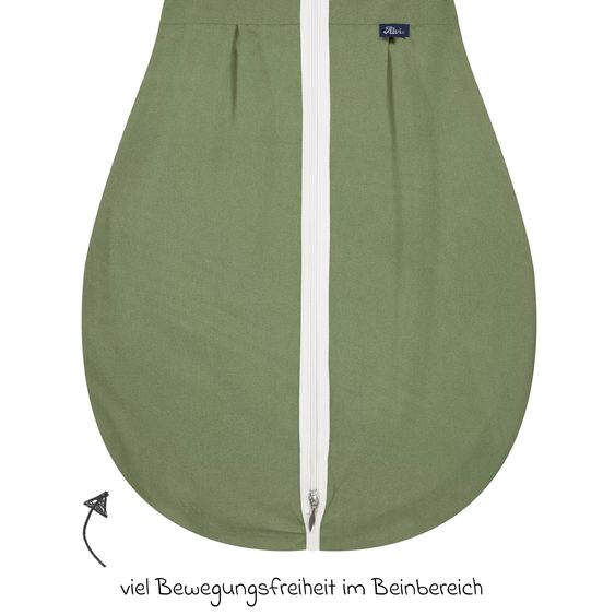 Alvi Ball sleeping bag Mäxchen Light - Felpa Nap - Green - Size 100 cm