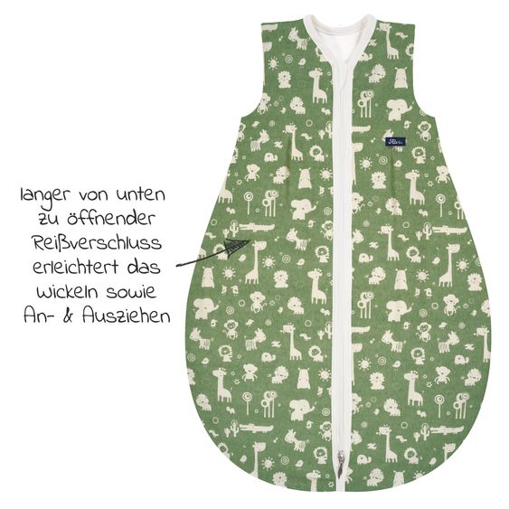 Alvi Kugelschlafsack Mäxchen Light - Granite Animals - Gr. 70