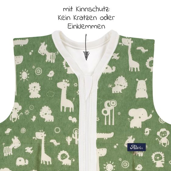 Alvi Kugelschlafsack Mäxchen Light - Granite Animals - Gr. 70