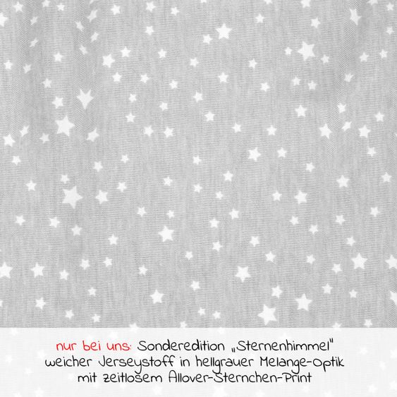 Alvi Kugelschlafsack Mäxchen Light - Jersey - Sternenhimmel - Gr. 100
