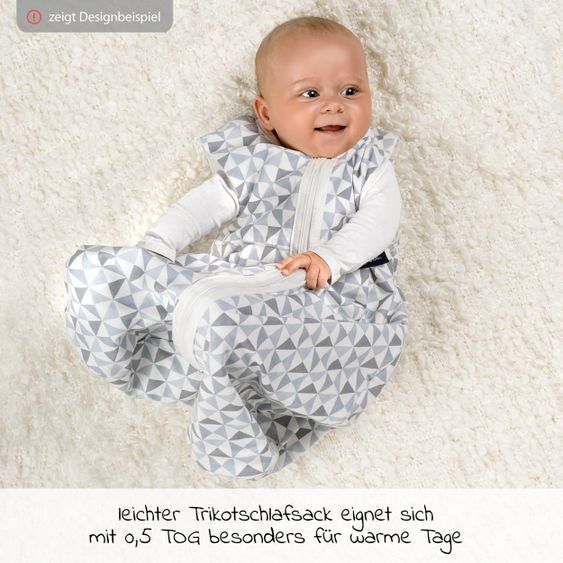 Alvi Kugelschlafsack Mäxchen Light - Jersey - Sternenhimmel - Gr. 90