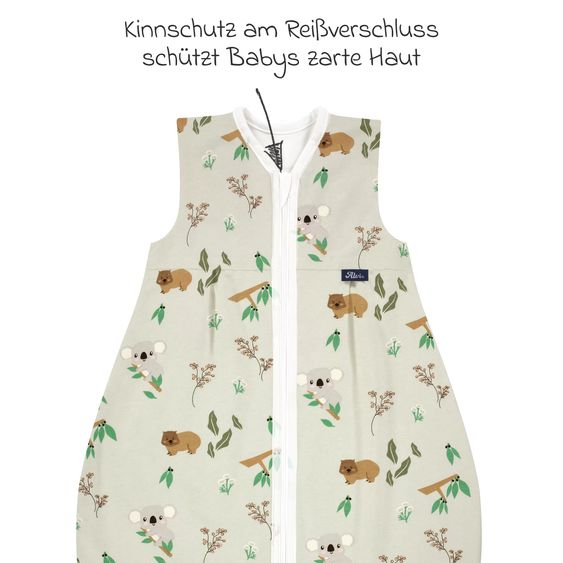 Alvi Kugelschlafsack Mäxchen Light - Organic Cotton - Koalas World - Gr. 110 cm