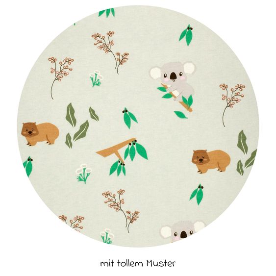 Alvi Kugelschlafsack Mäxchen Light - Organic Cotton - Koalas World - Gr. 110 cm