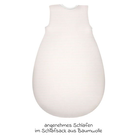Alvi Kugelschlafsack Mäxchen Light - Organic Cotton - Ringlets Koala - Rosé - Gr. 110 cm