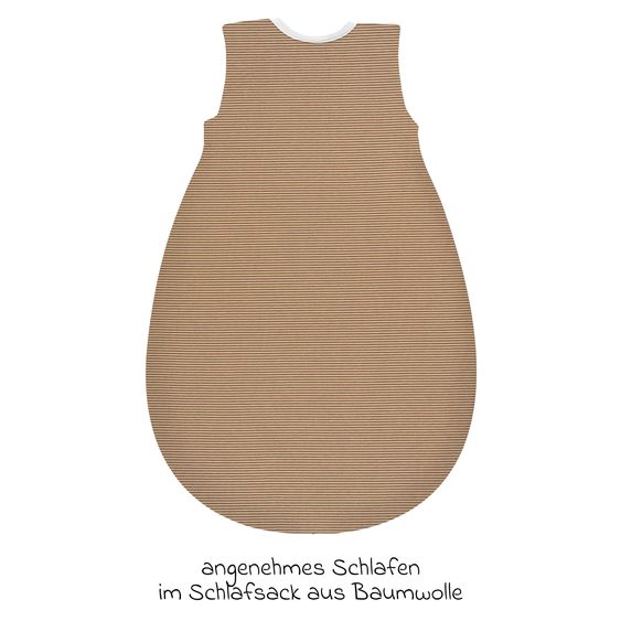 Alvi Kugelschlafsack Mäxchen Light - Organic Cotton - Starfisch - Gr. 110 cm