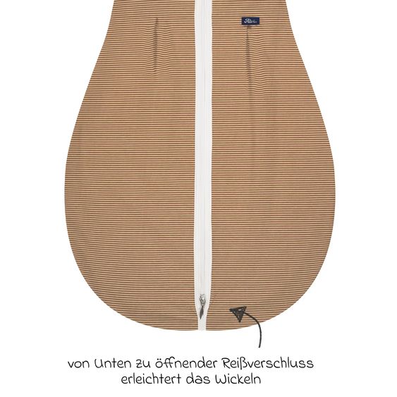 Alvi Kugelschlafsack Mäxchen Light - Organic Cotton - Starfisch - Gr. 110 cm