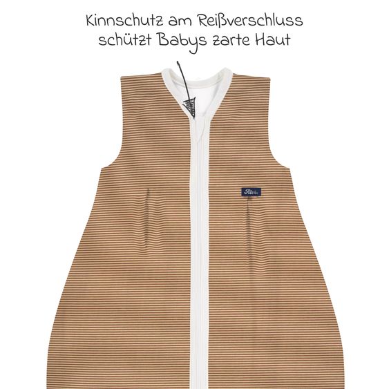 Alvi Kugelschlafsack Mäxchen Light - Organic Cotton - Starfisch - Gr. 110 cm