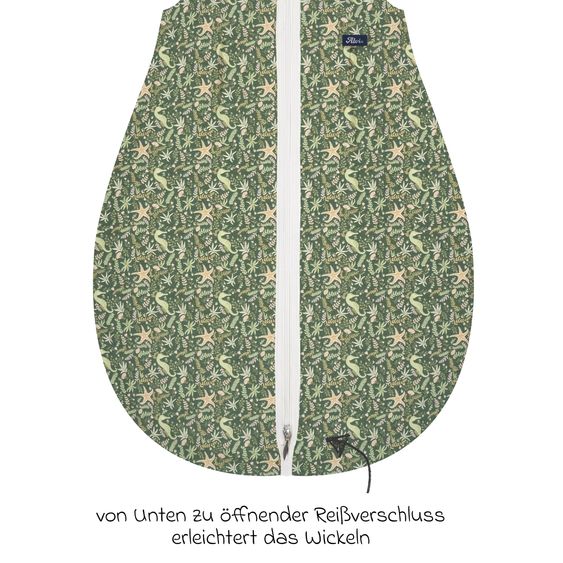 Alvi Kugelschlafsack Mäxchen Light - Organic Cotton - Underwater World - Gr. 110 cm