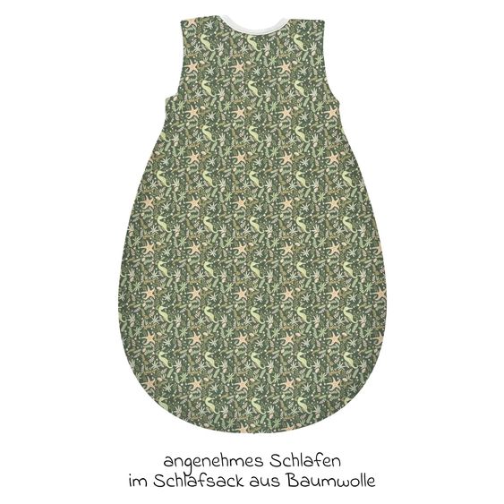 Alvi Kugelschlafsack Mäxchen Light - Organic Cotton - Underwater World - Gr. 90 cm