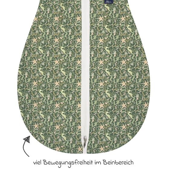 Alvi Kugelschlafsack Mäxchen Light - Organic Cotton - Underwater World - Gr. 90 cm