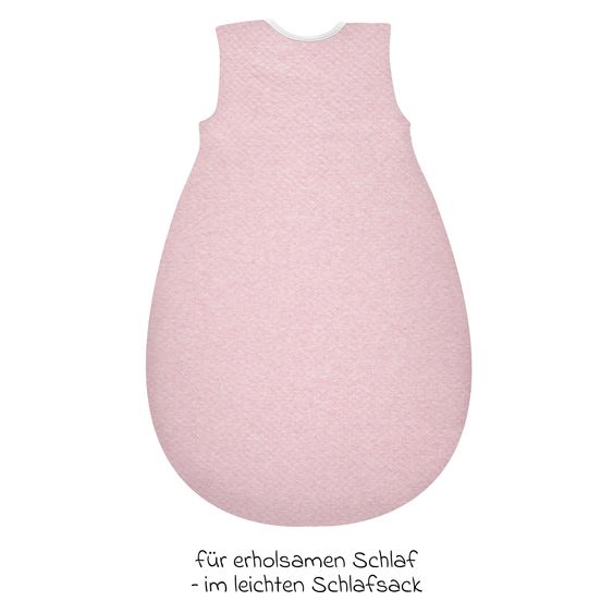 Alvi Kugelschlafsack Mäxchen Light - Special Fabric - Quilt - Rosé - Gr. 110 cm