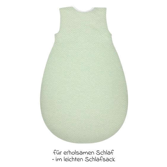 Alvi Kugelschlafsack Mäxchen Light - Special Fabric - Quilt - Türkis - Gr. 110 cm