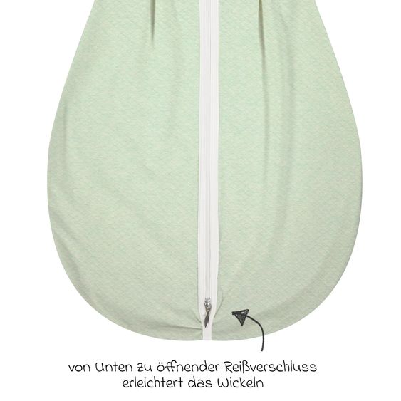 Alvi Kugelschlafsack Mäxchen Light - Special Fabric - Quilt - Türkis - Gr. 110 cm