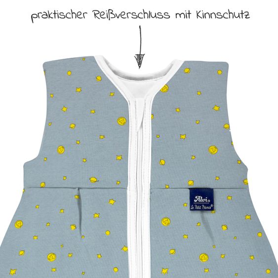 Alvi Kugelschlafsack Mäxchen Thermo aus Bio-Baumwolle - Der Kleine Prinz - Limited Edition - Gr. 90