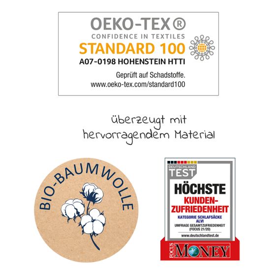 Alvi Kugelschlafsack Mäxchen Thermo aus Bio-Baumwolle - Der Kleine Prinz - Limited Edition - Gr. 90