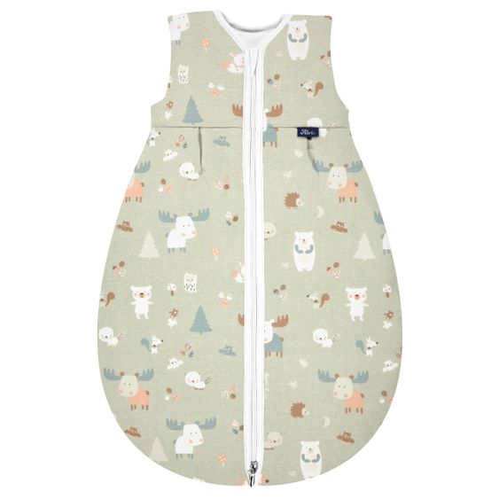 Alvi Kugelschlafsack Mäxchen Thermo - Baby Forest - Gr. 80 cm