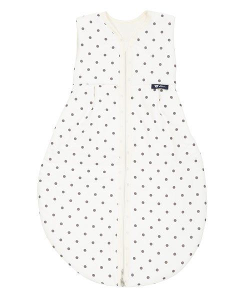 Alvi Kugelschlafsack Mäxchen Thermo - Dots Grau - Gr. 70 cm