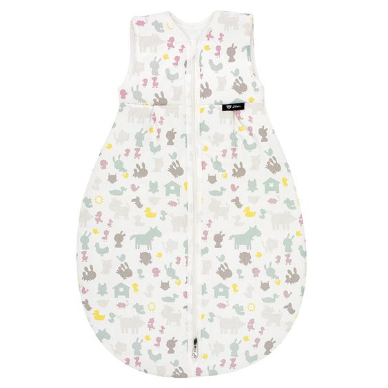 Alvi Kugelschlafsack Mäxchen Thermo - Farm Bunt - Gr. 70 cm