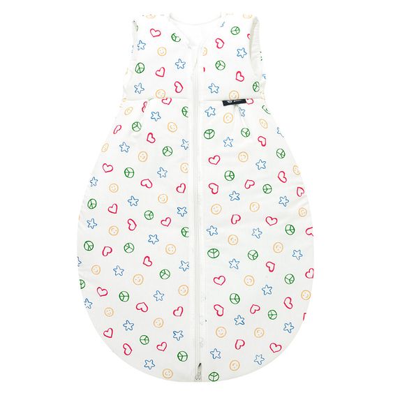 Alvi Kugelschlafsack Mäxchen Thermo - Happy Bunt - Gr. 70 cm