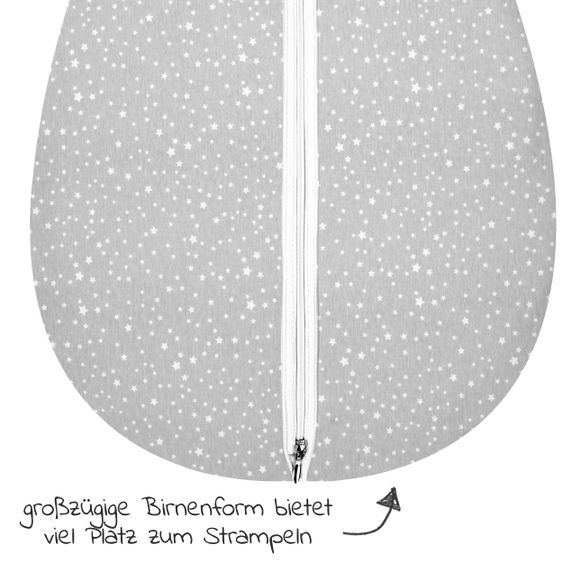 Alvi Kugelschlafsack Mäxchen Thermo - Jersey - Sternenhimmel - Gr. 100