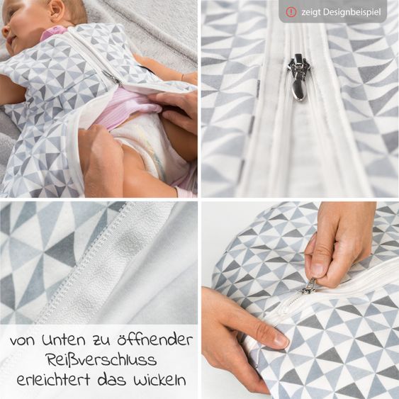Alvi Kugelschlafsack Mäxchen Thermo - Jersey - Sternenhimmel - Gr. 100