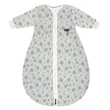Kugelschlafsack Mäxchen Thermo mit Arm - Organic Cotton - Drifting Leaves - Gr. 110 cm