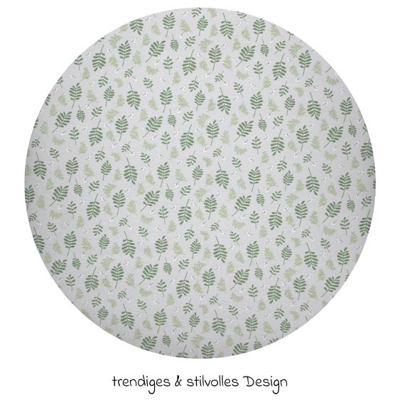 Alvi Kugelschlafsack Mäxchen Thermo - Organic Cotton - Drifting Leaves - Gr. 100 cm