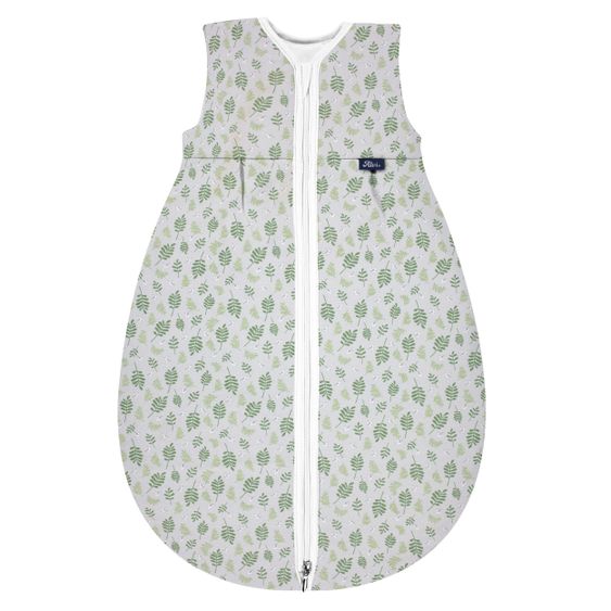 Alvi Kugelschlafsack Mäxchen Thermo Organic Cotton - Drifting Leaves - Gr. 110 cm