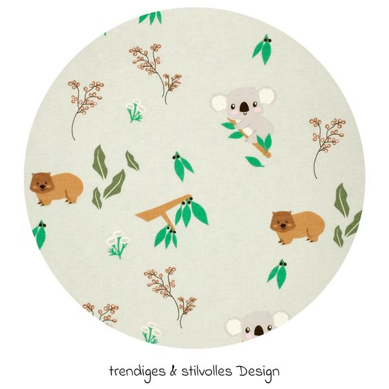 Alvi Kugelschlafsack Mäxchen Thermo Organic Cotton - Koalas World - Gr. 90 cm
