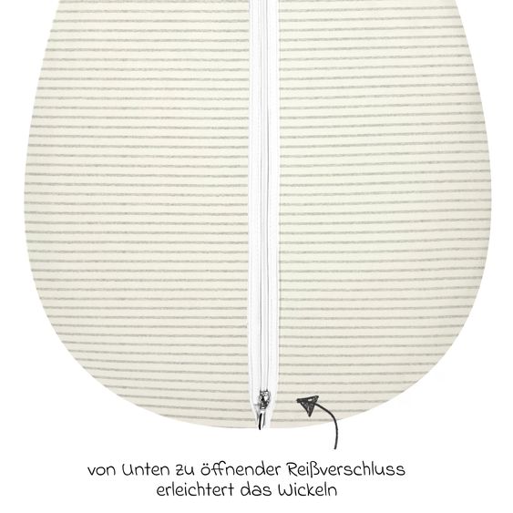 Alvi Kugelschlafsack Mäxchen Thermo Organic Cotton - Ringlets Koala - Gray - Gr. 70 cm