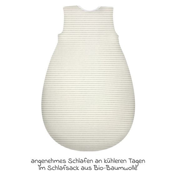 Alvi Ball sleeping bag Mäxchen Thermo Organic Cotton - Ringlets Koala - Gray - Size 90 cm