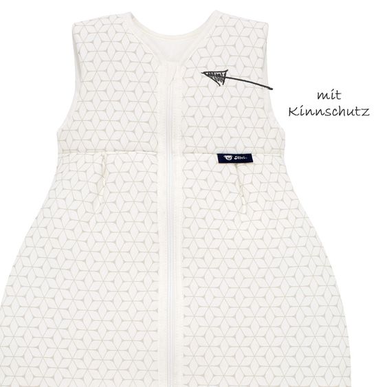 Alvi Kugelschlafsack Mäxchen Thermo - Raute Taupe - Gr. 70 cm