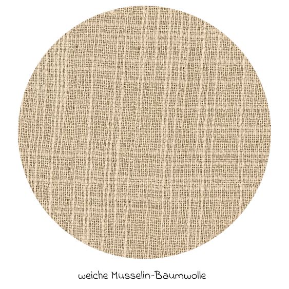 Alvi Kugelschlafsack Mäxchen Thermo - Slub Muslin - Gr. 80 cm