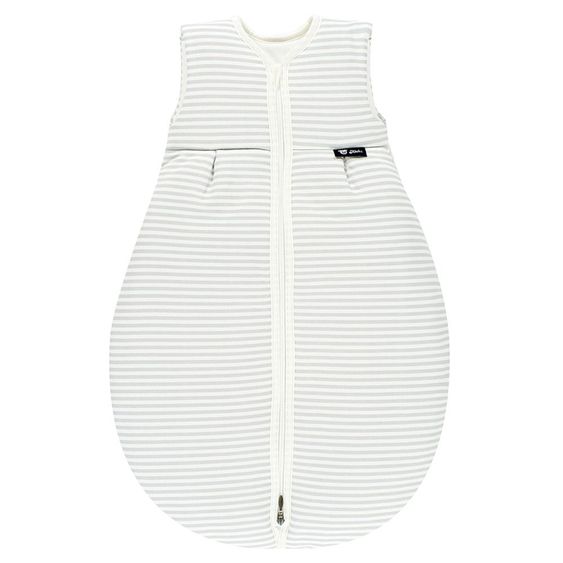 Alvi Kugelschlafsack Mäxchen Thermo - Stripes Grey - Gr. 80 cm