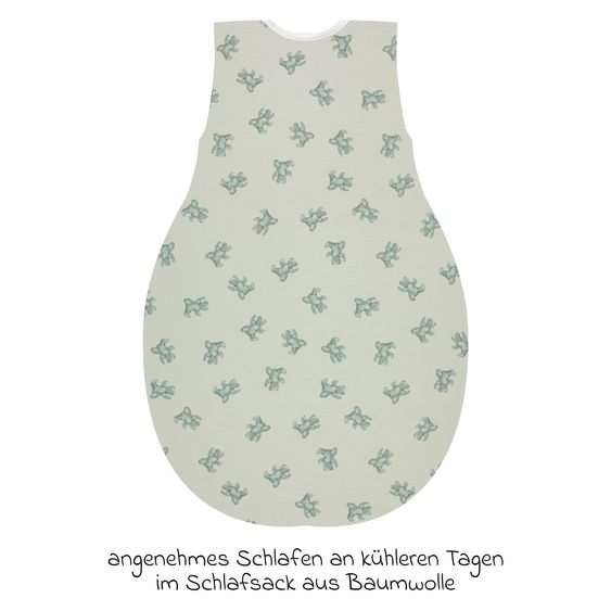 Alvi Kugelschlafsack Thermo Organic Cotton - Teddy 1961 - Gr. 80 cm