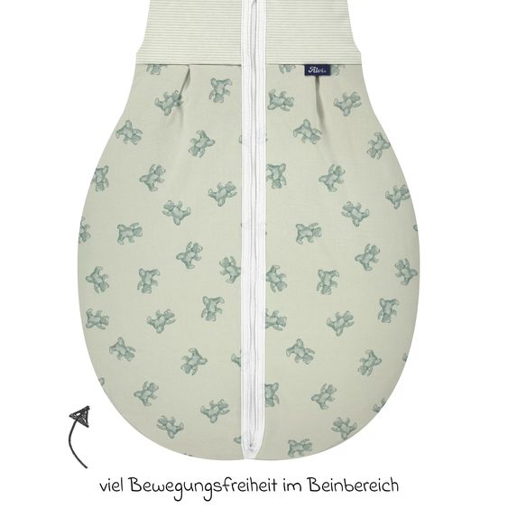 Alvi Kugelschlafsack Thermo Organic Cotton - Teddy 1961 - Gr. 80 cm
