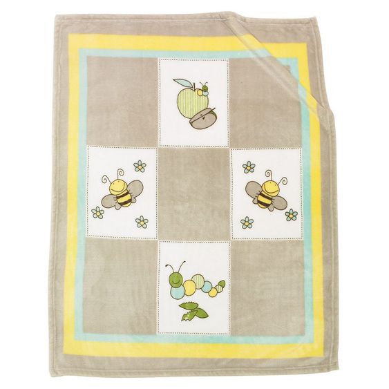 Alvi Blanket 75 x 100 cm - Patchwork Beige