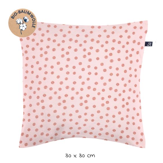 Alvi Kuschelkissen Organic Cotton 30 x 30 cm - Curly Dots