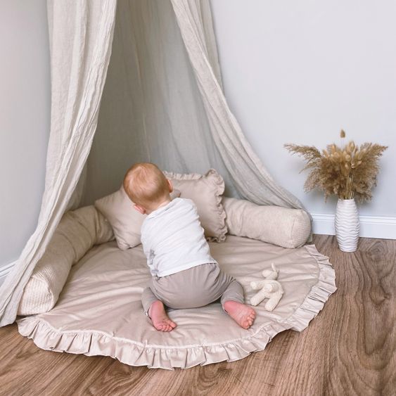 Alvi Kuschelkissen Organic Cotton 30 x 30 cm - Volant