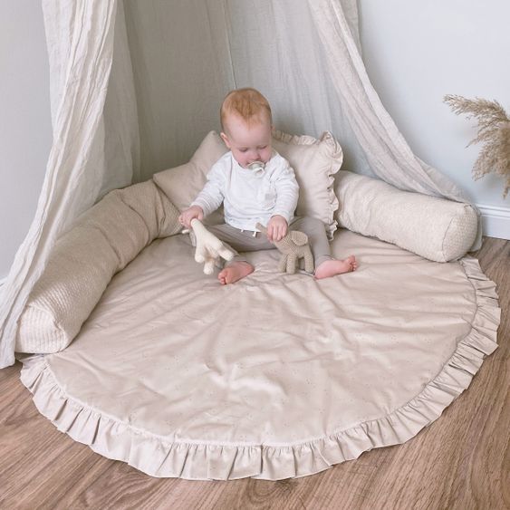 Alvi Kuschelkissen Organic Cotton 30 x 30 cm - Volant