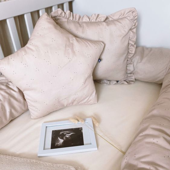 Alvi Kuschelkissen Organic Cotton 30 x 30 cm - Volant