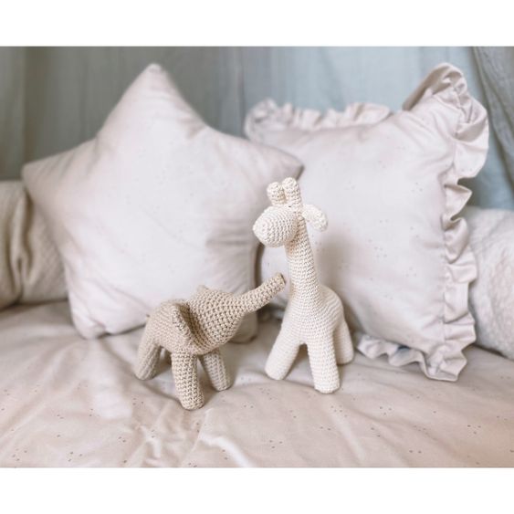 Alvi Kuschelkissen Organic Cotton 30 x 30 cm - Volant