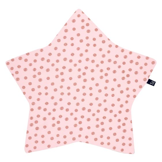 Alvi Kuschelkissen Stern - Organic Cotton - Curly Dots