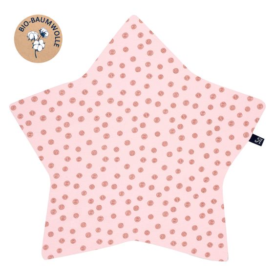 Alvi Kuschelkissen Stern - Organic Cotton - Curly Dots