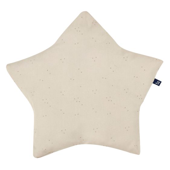 Alvi Kuschelkissen Stern - Organic Cotton - Volant