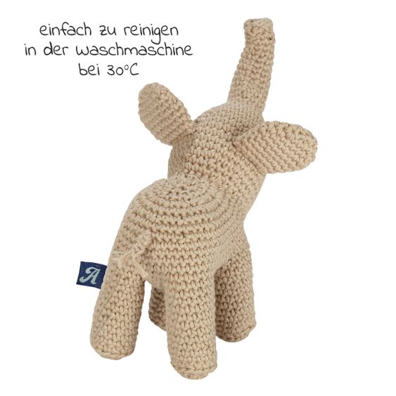 Alvi Kuscheltier Veggy Toy aus Bio-Baumwolle - Handmade - Petit Éléphant