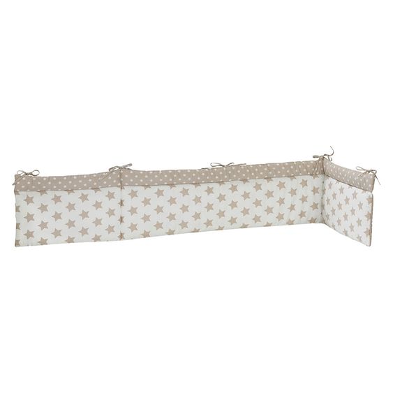 Alvi Nestchen für Beistellbett - Stars - Beige