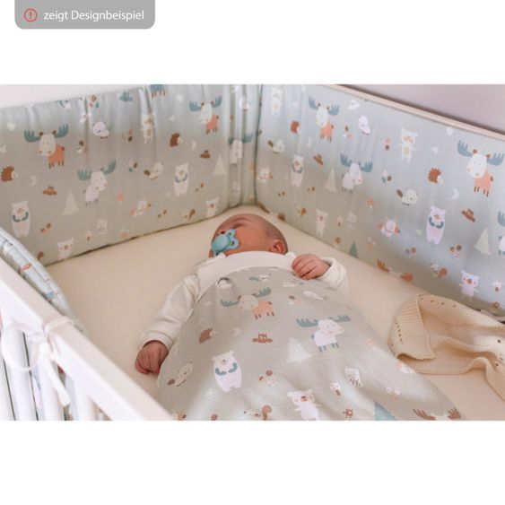 Alvi Nestchen Organic Cotton - Curly Dots
